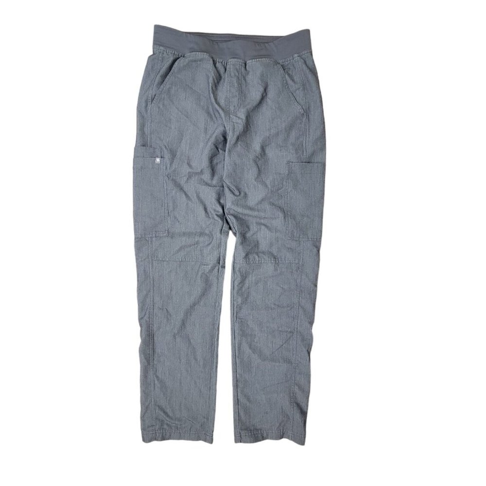 Figs Mens Axim Cargo Scrubs Pants Medium Graphite Technical Collection Stretch
